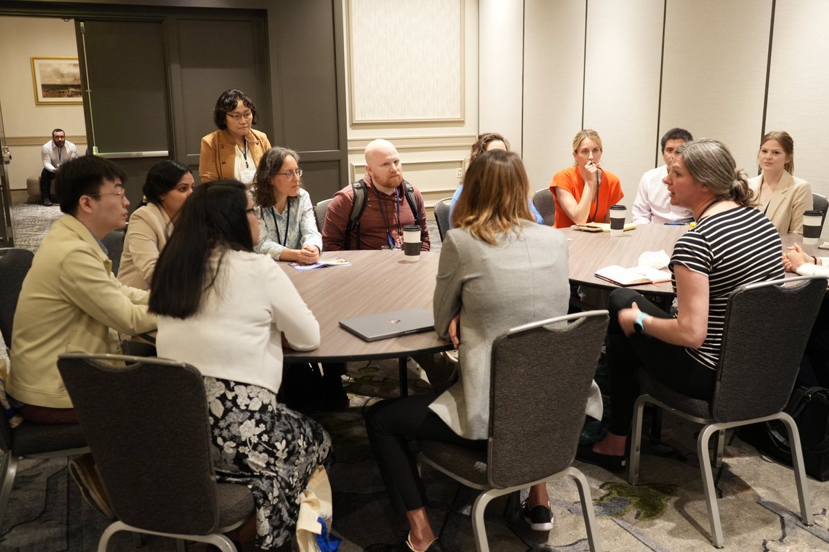 There are vibrant conversations spanning six different important topics in #neurorehabilitation happening right now at our #ASNR2025 Professional Development Roundtables!