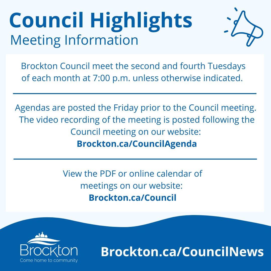 Brockton Council met on Tuesday, April 22, 2025 at the Bruce County Council Chambers and electronically on Zoom/eSCRIBE. View Highlights from the Council Meeting below or Brockton.ca/CouncilNews to read the Council Highlights on our website.