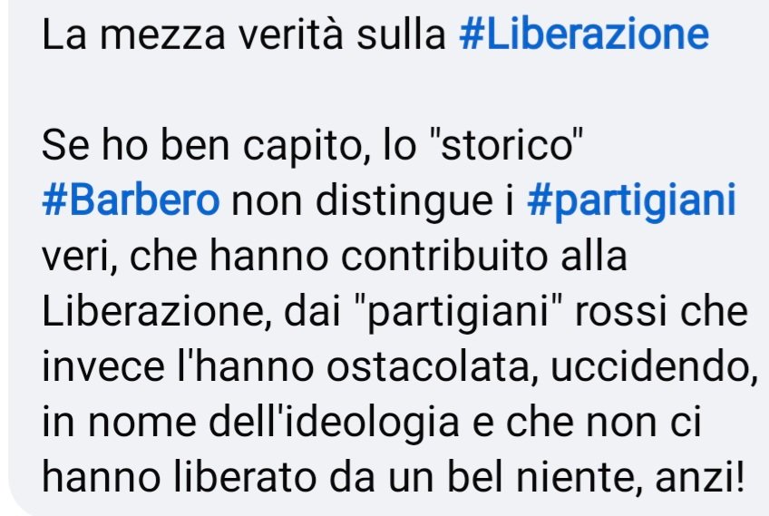 RegionFriuliEts's tweet image. Commento social #partigiani #liberazione