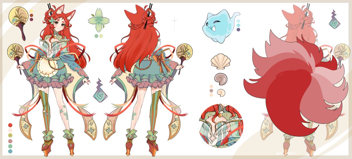 gatto_shrimp's tweet image. ref @/Kaovtuber 🩶

#Vtuber #characterdesign