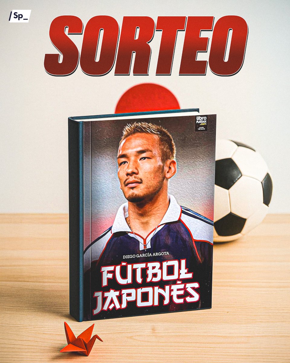 SpheraSports's tweet photo. 📕 Hoy es el #DiaDelLibro y lo celebramos con un sorteo de ‘Fútbol japonés’.

👉 Si quieres conseguir el nuevo libro de @DiegoGArgota21:
-Haz RT
-Menciona a un amigo en respuestas

Puedes participar hasta las 23h de este domingo.
El lunes 28/04 anunciaremos al ganador.