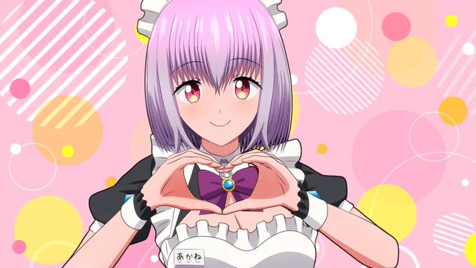 本日のアカネちゃんメイドさん#GRIDMAN_UNIVERSE #新条アカネ 