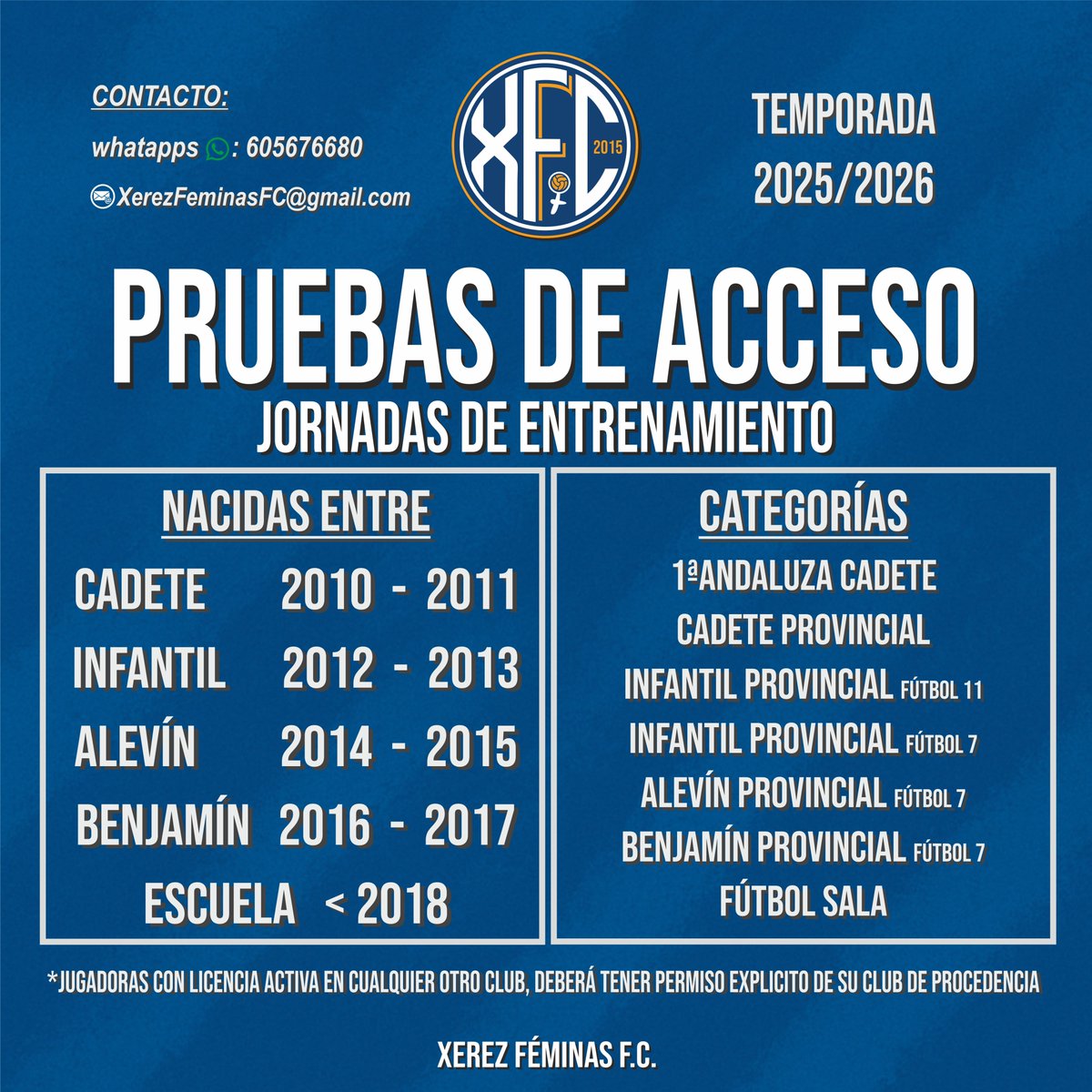 XEREZ FÉMINAS F.C. tweet media