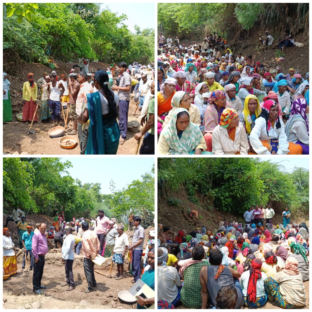 MgnregsB's tweet photo. ಖಾನಾಪೂರ ತಾಲೂಕಿನ ಹಲಕರ್ಣಿ ಗ್ರಾಮ ಪಂಚಾಯತ, ಸವದತ್ತಿ ತಾಲ್ಲೂಕಿನ ಮದ್ಲೂರ ಹಾಗೂ ಗೊರಬಾಳ, ಬೆಳಗಾವಿ ತಾಲ್ಲೂಕಿನ ಕಾಕತಿ ಗ್ರಾಮ ಪಂಚಾಯತ ವ್ಯಾಪ್ತಿಯಡಿ ಮನರೇಗಾ ಯೋಜನೆಯಡಿ ಪ್ರಗತಿಯಲ್ಲಿರುವ ಹಳ್ಳ ಹೂಳೆತ್ತುವ ಕಾಮಗಾರಿ ಸ್ಥಳದಲ್ಲಿ ಕೂಲಿಕಾರರಿಗೆ ಪ್ರಥಮ ಚಿಕಿತ್ಸಾ ಪೆಟ್ಟಿಗೆ, ಕುಡಿಯುವ ನೀರಿನ ಬಾಟಲ್ ಹಾಗೂ ಕ್ಯಾಪ್ ಗಳನ್ನು ವಿತರಿಸಲಾಯಿತು. https://t.co/J1KreAB4Hy