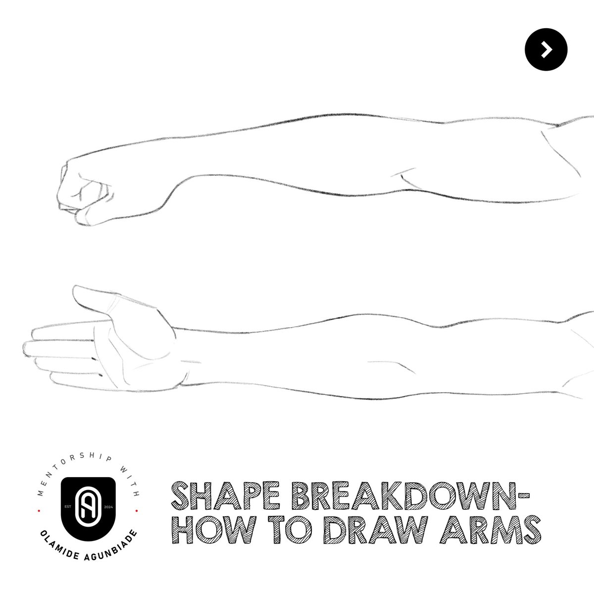 oaacademyonline's tweet image. A breakdown of how to draw arms

#ArtTutorial #LearnToDraw #ArtLessons #DrawingTutorial #ArtClass #MWOA