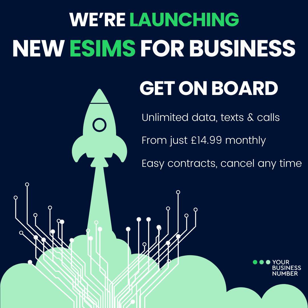 Gary Lineker (@garylineker) on Twitter photo YourBusinessNumber is launching the first small business focused eSIM
- new 07 number
- up and running in minutes via QR code
- compatible with WhatsApp Business
yourbusinessnumber.com/business-esim
Nice work <a href="/GeorgeLineker/">George Lineker</a> YourBusinessNumber is launching the first small business focused eSIM
- new 07 number
- up and running in minutes via QR code
- compatible with WhatsApp Business
yourbusinessnumber.com/business-esim
Nice work <a href="/GeorgeLineker/">George Lineker</a>