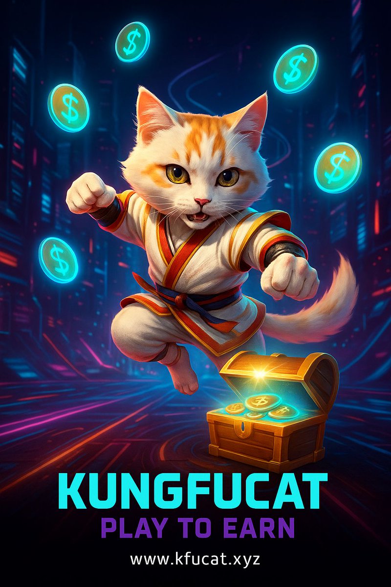 The $KFUCAT launch has begun! 🚀 Don’t watch from the sidelines—grab your spot and ride the momentum! 💥💰
 7DJ8Ufmcm7Mh1HCK7C2ZA4WiCnhocecYeJvAGv8PLdQC

#KFUCAT #Solana #PhantomWallet #CryptoWave #InvestNow #MoonBound