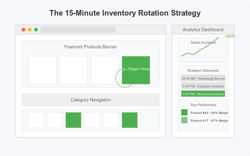 StoreMetrics's tweet image. The &quot;15-Minute Inventory Rotation Strategy&quot; that boosted our client&apos;s sales by 23% in just 3 weeks.

A thread on how to unlock hidden revenue from your existing product catalog 👇 

#ecommerce #StoreMetrics