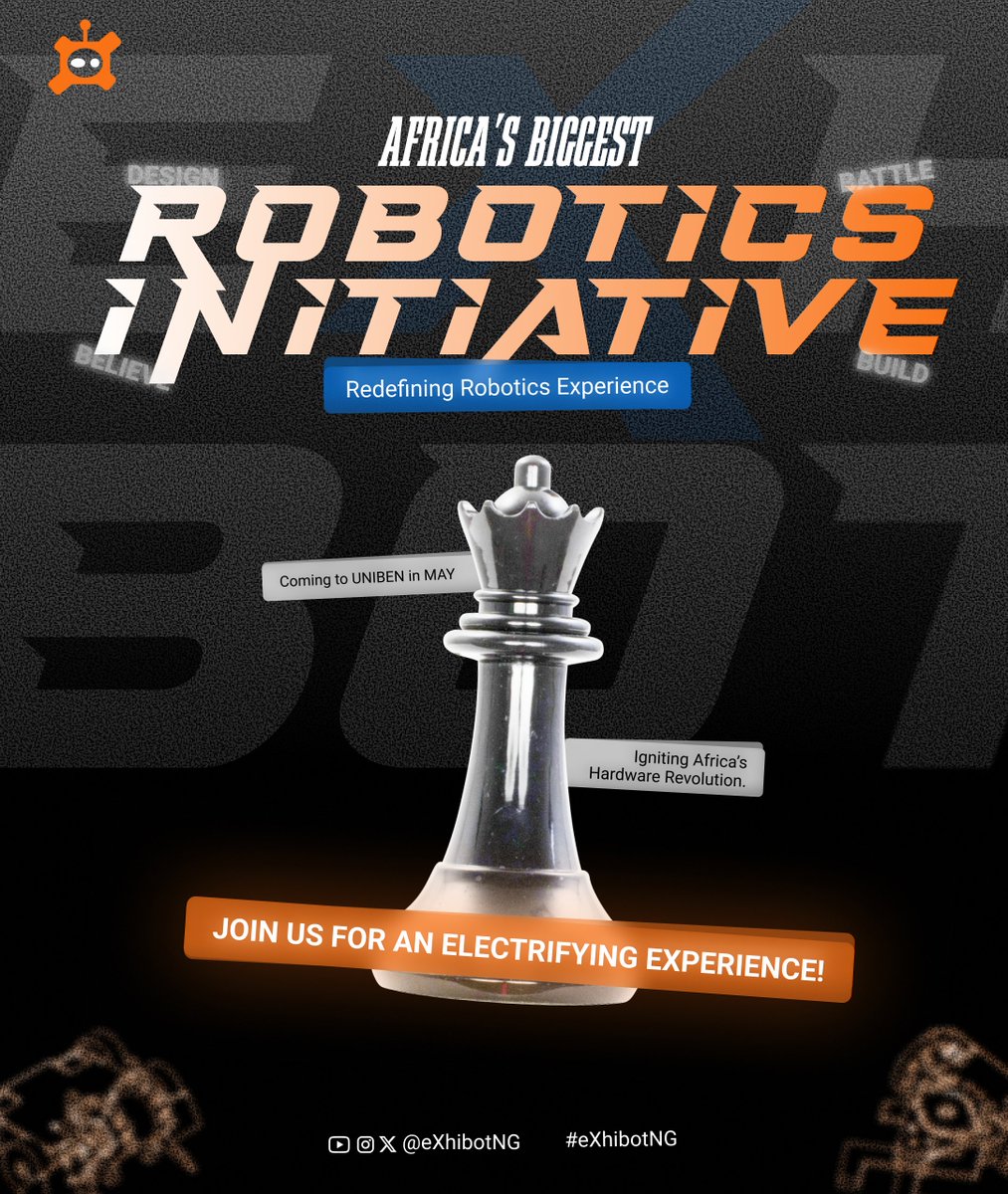 eXhibotng's tweet image. It&apos;s HERE. 
#eXhibotNg Where Robotics Comes Alive!