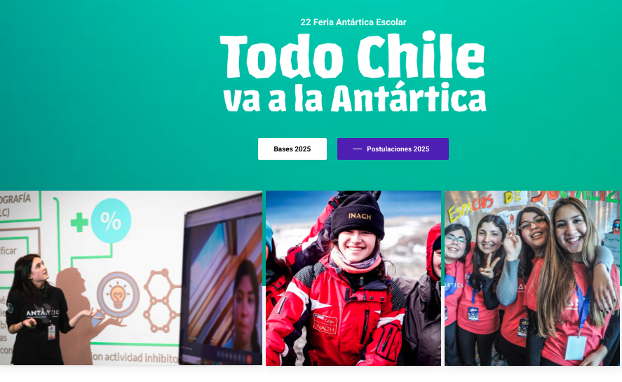 inach_gob's tweet photo. 🇦🇶🇨🇱¿Eres estudiante de enseñanza media? ¿Te gustaría tener la posibilidad de conocer la Antártica? 😱 Recuerda que la Feria Antártica Escolar 2025 tiene las postulaciones abiertas hasta el 27 de junio 🥶bases y postulaciones aquí: https://t.co/0V28B1tVBG https://t.co/IwfejWguZR