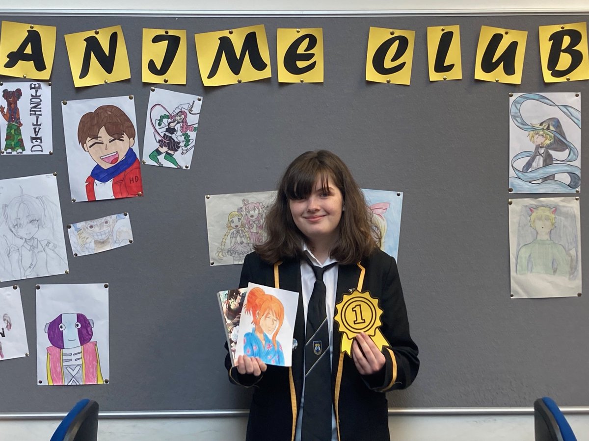 Great week for Paige who achieved the 100hr #Saltire Award for her voluntary work as a Reading Leader &amp; won the Spring Anime Club competition #OnePiece. Well done Paige &amp; good luck in your upcoming exams 👏🍀 <a href="/Lornshill/">Lornshill Academy</a> <a href="/scottishbktrust/">Scottish Book Trust</a> #ReadingSchoolsLornshill #LornshillReads