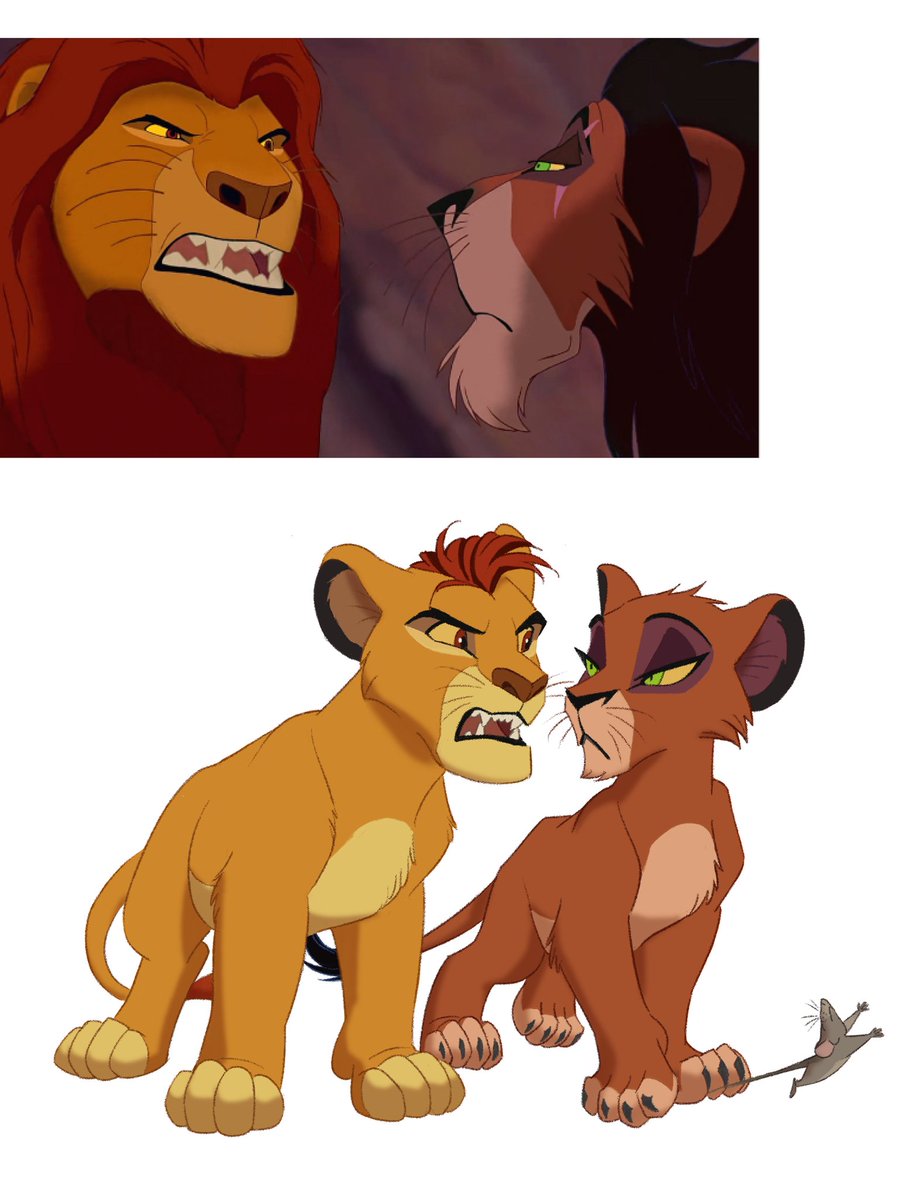 “不准玩食物！”
“哦。”
(从小到大，被哥凶就这个态度。)
#TheLionKing