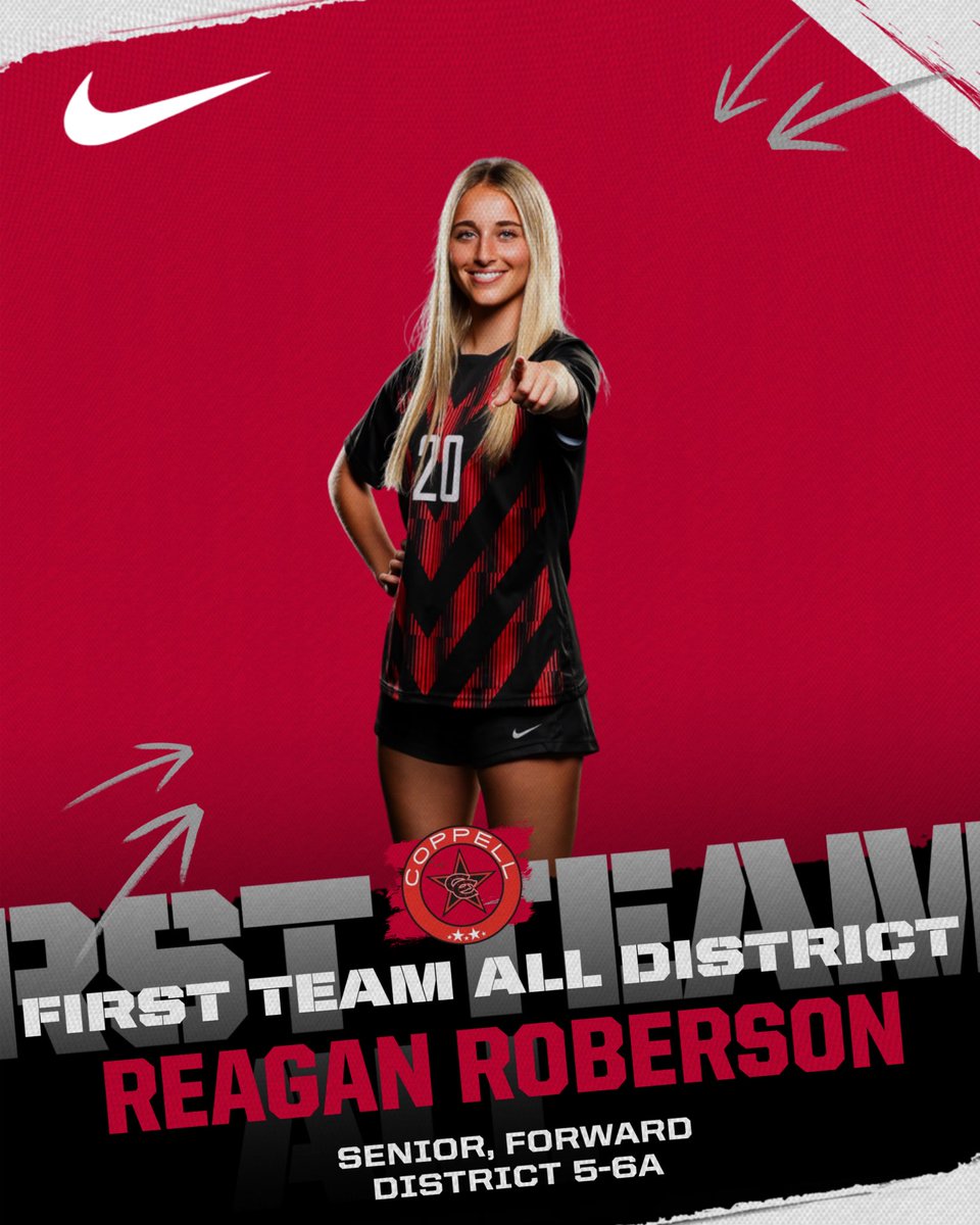 CoppellCowgirlSoccer (@coppellcowgirls) on Twitter photo Congratulations to Senior forward <a href="/ReaganRoberson_/">Reagan Roberson</a> for being named First Team All District this season. She was our leading goal scorer with 25 goals & 4 assists. DBU is getting one of the hardest working players with a knack for scoring goals Congratulations to Senior forward <a href="/ReaganRoberson_/">Reagan Roberson</a> for being named First Team All District this season. She was our leading goal scorer with 25 goals & 4 assists. DBU is getting one of the hardest working players with a knack for scoring goals