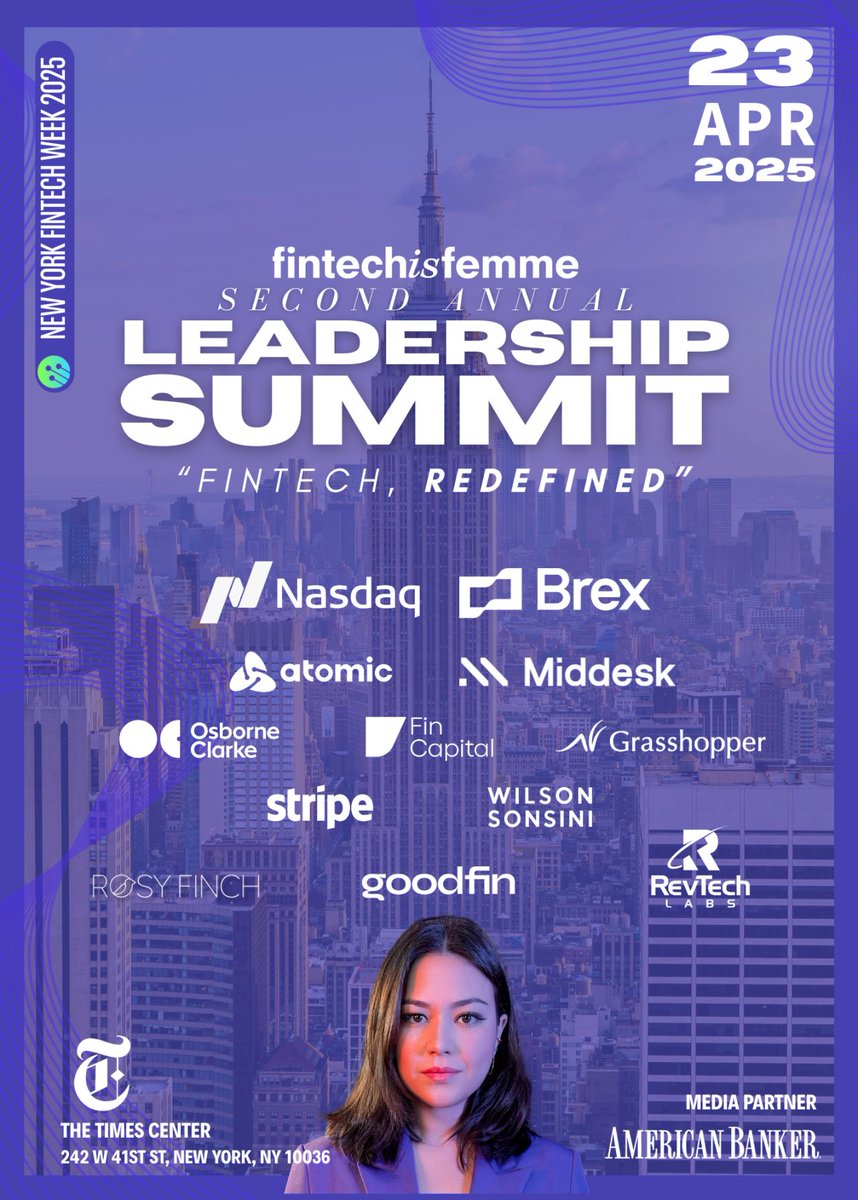 MiyaharaUmi's tweet photo. Looking forward to @nicolecasperson 's  #FintechisFemme Leadership Summit today  ❤️‍🔥 appreciate the invite @TechWalk_co  🙏 🚀 If you will be there, DM me - would love to catch up!⚡ ❤️‍🔥 ⚡ https://t.co/lnyDox9SCo