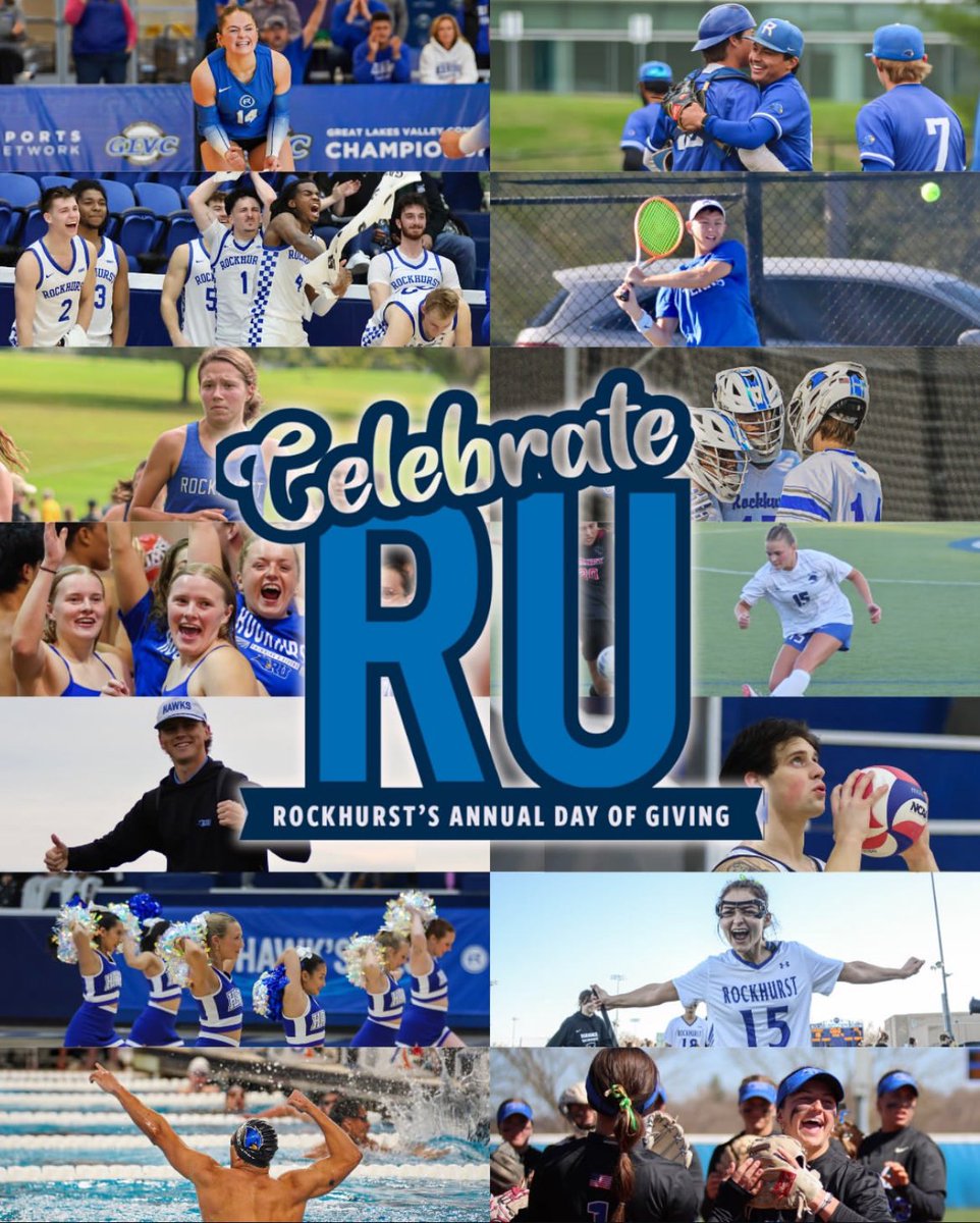 Big day. Big goals!

New field. New gear. New opportunities. All made possible by you, Hawks fans! Your support on Celebrate RU fuels our student-athletes. Let’s make it a great day—GO HAWKS! 

Link to give below👇🏼 
rockhursthawks.com/celebrateru