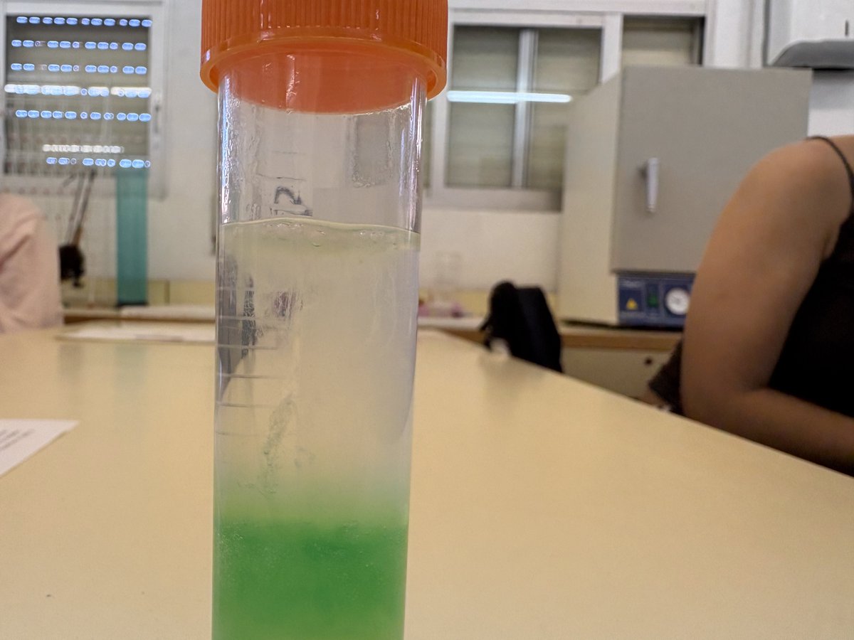 Hoy han venido Blanca y Néstor, dos investigadores de la iniciativa “Researches go to school” a contarnos en que están trabajando 🔬🧪 Además, han enseñado a los alumnos/as de 3° ESO a extraer el ADN 🧬 de un plátano y hasta de su propia saliva.