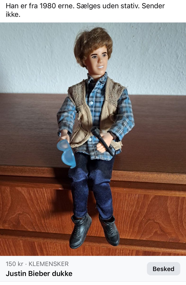 Justin Bieber dukke fra 1980’erne anyone?