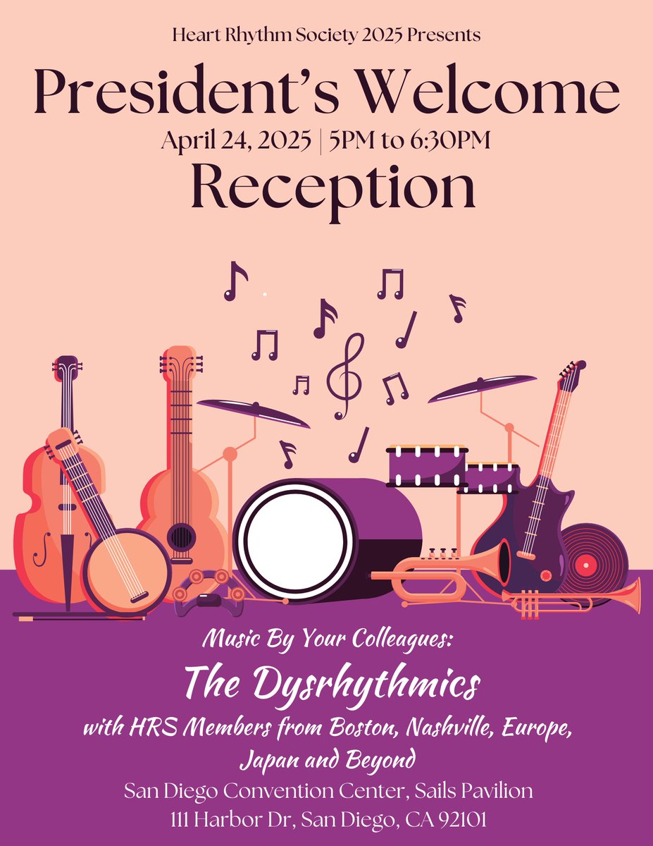 After last year's incredible performance, The Dysrhythmics take on HRS once again! Join us tomorrow in the Sails Pavilion for the President's Welcome Reception, and some incredible performances 🎶✨ #HRS2025 #EPeeps