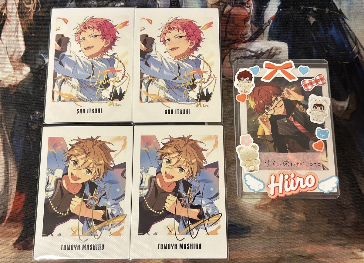 【交換･譲渡】あんスタ ぱしゃっつ 9周年

譲→宗 友也

求→一彩 千秋 忍 維吹または定価+送料

優先度なし
譲渡の場合キャラ毎まとめてでお願いします
郵送、初回様プロカ必読
お気軽にお声掛けください🙇‍♀️