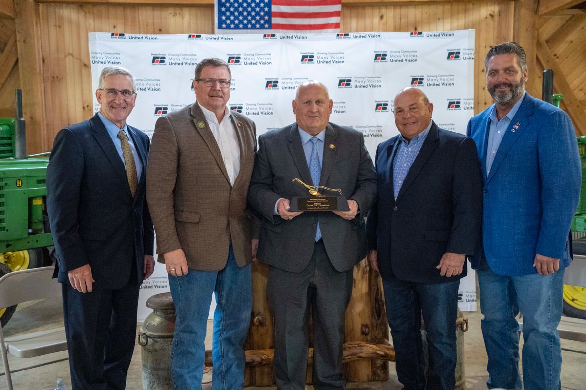 House Committee on Agriculture (@houseaggop) on Twitter photo . <a href="/CongressmanGT/">Glenn "GT" Thompson</a> is honored to receive the Golden Plow Award from <a href="/FarmBureau/">American Farm Bureau</a>, the highest recognition given to Members of Congress.
He’s proud to champion America’s farmers, ranchers, and rural communities as we work toward a strong five-year farm bill. . <a href="/CongressmanGT/">Glenn "GT" Thompson</a> is honored to receive the Golden Plow Award from <a href="/FarmBureau/">American Farm Bureau</a>, the highest recognition given to Members of Congress.
He’s proud to champion America’s farmers, ranchers, and rural communities as we work toward a strong five-year farm bill.