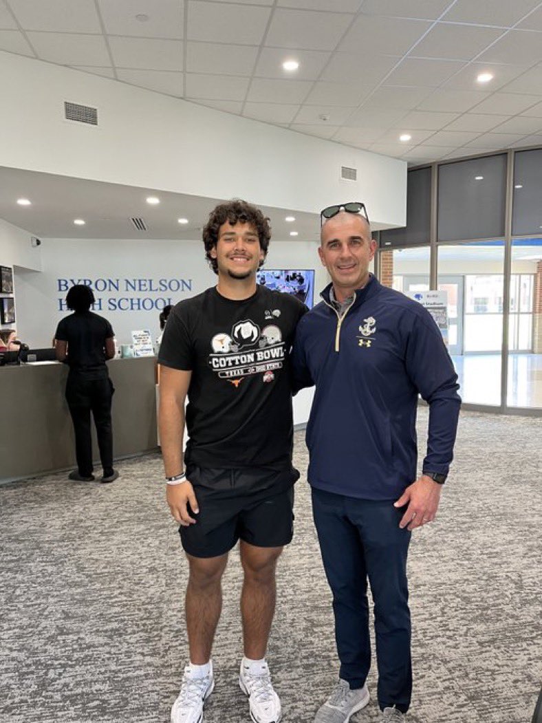 Parker Almanza - TE 6â3â 225lbs CO26 (@parkeralmanza5) on Twitter photo Thank you <a href="/NavyCoachYo/">Mick Yokitis</a> for coming by yesterday! Great meeting you and looking forward to staying in touch!
@BNHSFOOTBALL09 <a href="/coachwoodward/">Zach Woodward</a> <a href="/craig__owen/">craig owen</a> Thank you <a href="/NavyCoachYo/">Mick Yokitis</a> for coming by yesterday! Great meeting you and looking forward to staying in touch!
@BNHSFOOTBALL09 <a href="/coachwoodward/">Zach Woodward</a> <a href="/craig__owen/">craig owen</a>