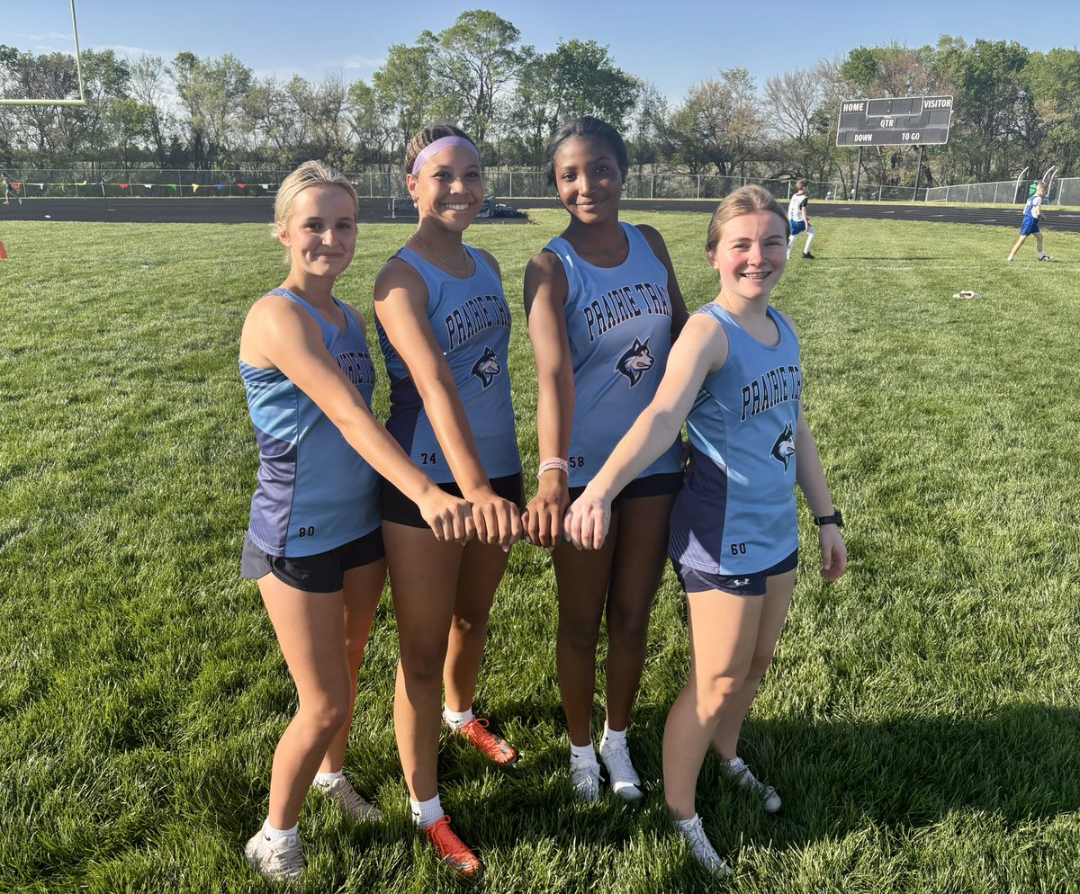 Only halfway through season and already breaking records! Proud of this groups hard work and persistence! Just getting started. 📀 🏃‍♀️ #PRTtrack2025