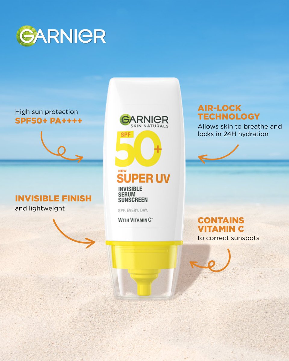 Invisible, brightening, and packed with protection—your summer bestie! 🌞
 
Garnier is approved by Cruelty Free International under the Leaping Bunny Programme.
 
Vegan formula = No animal derived ingredients
 
#GarnierPH #GarnierGang #Skincare