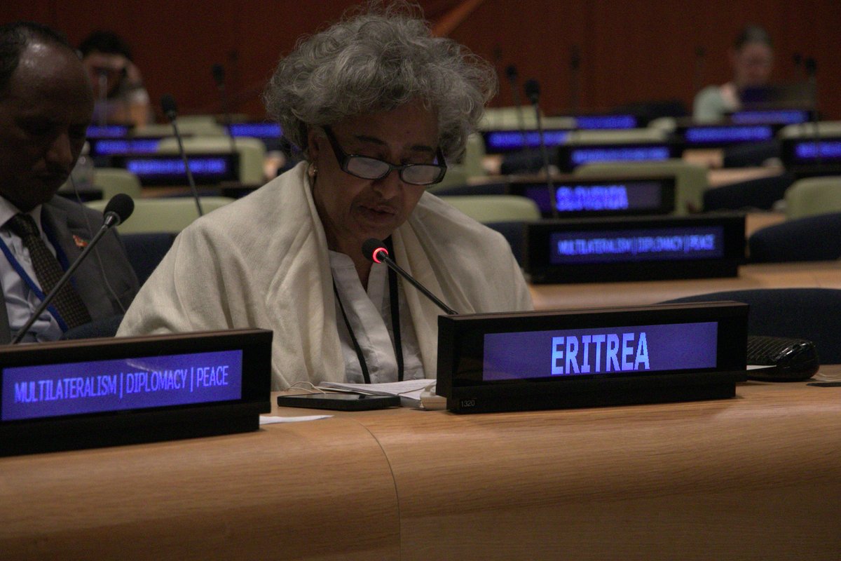 hawelti's tweet photo. Statement by Amb. Sophia Tesfamariam at the Special Event Convened by the Group of Friends of the UN Charter  in Commemoration of  the "International Day for Multilateralism and Diplomacy for Peace "; New York , 21 April 2025 

*"...Yet, today, multilateralism is under serious threat. The growing tendency to bypass or undermine the multilateral system through unilateralism, politicization, coercive practices, and sanctions has eroded trust among nations. These actions not only diminish the relevance of multilateral diplomacy but also encroach upon the sovereign rights of states, particularly those of developing countries in the Global South".

*"...Despite these challenges, Eritrea remains a firm believer in principled multilateralism—one that is inclusive, representative, and rooted in mutual respect and sovereign equality of all nations. It’s active participation in multilateral platforms is a testament to its constructive engagement and its commitment to promoting the well-being of communities globally.
It is constructively engaged in fostering peace and stability in Sudan, South Sudan, and Somalia—nations that continue to face complex challenges. Our efforts are grounded on the belief that regional solutions, anchored in mutual respect and national ownerships, are essential for achieving lasting peace and stability. Such approach prioritizes genuine dialogue, non-interference, and solidarity among neighboring states, recognizing that sustainable peace must be driven by the people and leadership of the region themselves".

*"...Multilateralism must evolve to reflect today’s multipolar realities. It must center the voices of developing nations and prioritize their aspirations. We cannot speak of ‘diplomacy and peace’ while tolerating double standards, selective accountability, and the continued marginalization of Africa and other regions.

https://t.co/HQR9JKOoy6