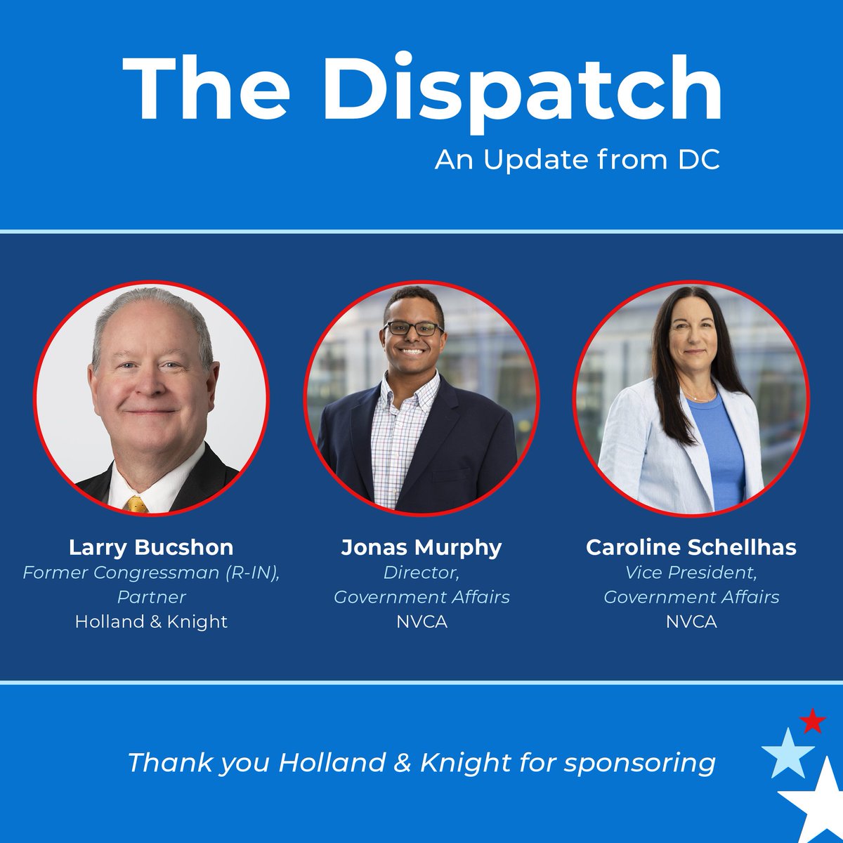 GNPCA (@thegnpca) on Twitter photo Our next GNPCA Dispatch Policy event is May 6.
<a href="/RepLarryBucshon/">Larry Bucshon, MD</a> (R-IN), will moderate a talk between <a href="/nvca/">NVCA</a>'s Caroline Schellhas, Vice President of Government Affairs, and <a href="/jonas_murph/">Jonas Murphy</a>, Director of Government Affairs. Thank you to <a href="/Holland_Knight/">Holland & Knight</a> for sponsoring this event.
#GNPCA Our next GNPCA Dispatch Policy event is May 6.
<a href="/RepLarryBucshon/">Larry Bucshon, MD</a> (R-IN), will moderate a talk between <a href="/nvca/">NVCA</a>'s Caroline Schellhas, Vice President of Government Affairs, and <a href="/jonas_murph/">Jonas Murphy</a>, Director of Government Affairs. Thank you to <a href="/Holland_Knight/">Holland & Knight</a> for sponsoring this event.
#GNPCA