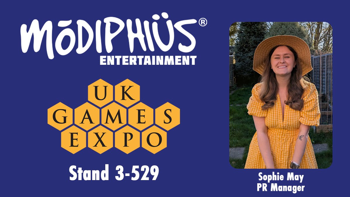 📣 I'll be at UK Games Expo next month with <a href="/Modiphius/">Modiphius</a> ✨

If you want to book in a chat with me, an interview with our founder, or a demo - hit me up! On here or via email 💛

I'll be on our booth or floating around most of the weekend if you can't commit to a time 🎲