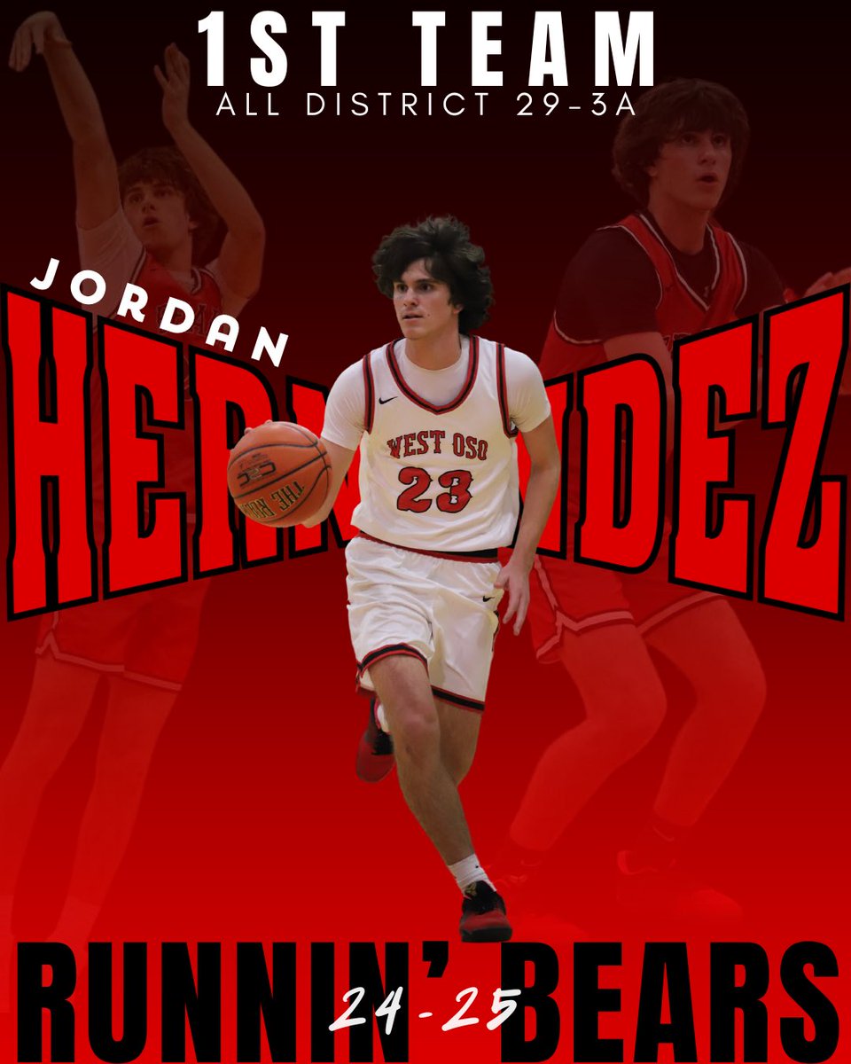 Congratulations To These Amazing Young Men Who Were Awarded 29-3A 1st Team All District Honors 🏅 #WestOso #RunninBears #southtexas