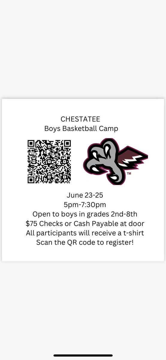 Chestatee Boys Basketball tweet media