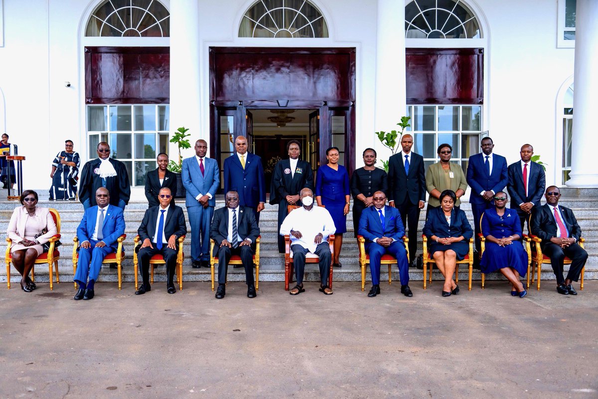 I witnessed the swearing-in of our new Deputy Chief Justice, Hon. Dr. Flavian Zeija, at State House, Entebbe. I thank the retiring Deputy Chief Justice, Hon. Richard Buteera, who has served the judiciary for over 44 years, and congratulate Dr. Zeija on his appointment. I welcome