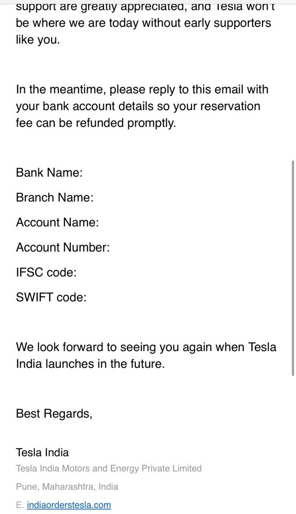 Tesla Club India® tweet media