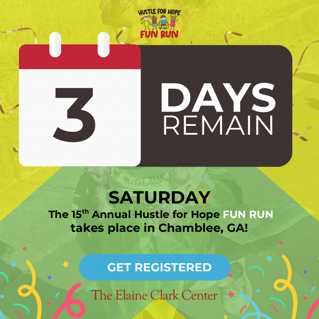 We're 3 days away from our 15th Annual Hustle for Hope Fun Run! We're so excited to have all of our athletes, sponsors, family and friends join us on SATURDAY! This milestone fun run is our biggest one yet! 👟❤️🎉

Snag your last minute tickets! #linkinbio