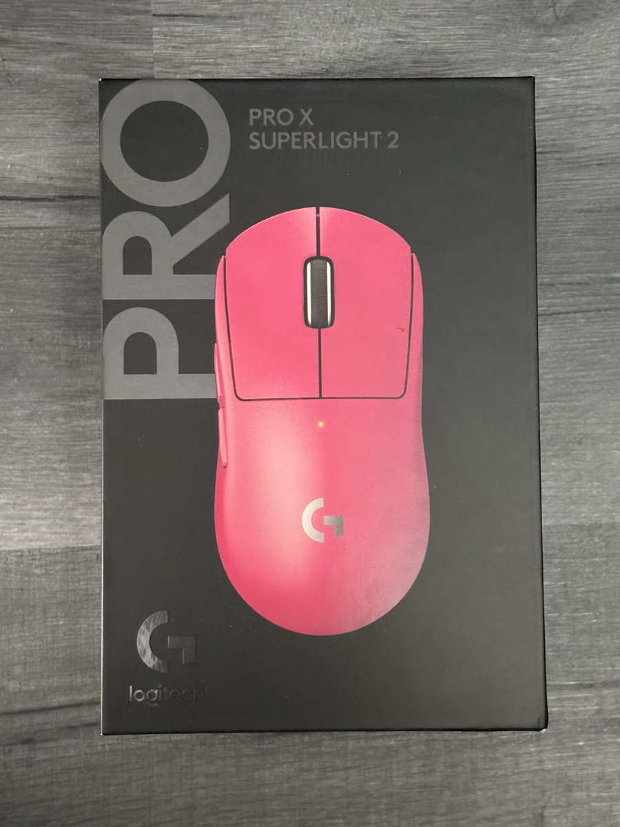 Just received this too thanks to the goats <a href="/LogitechGesport/">Logitech G esports</a> and <a href="/VentexMNG/">Ventex</a> 🐐
😇

Logitech G Pro Superlight 2