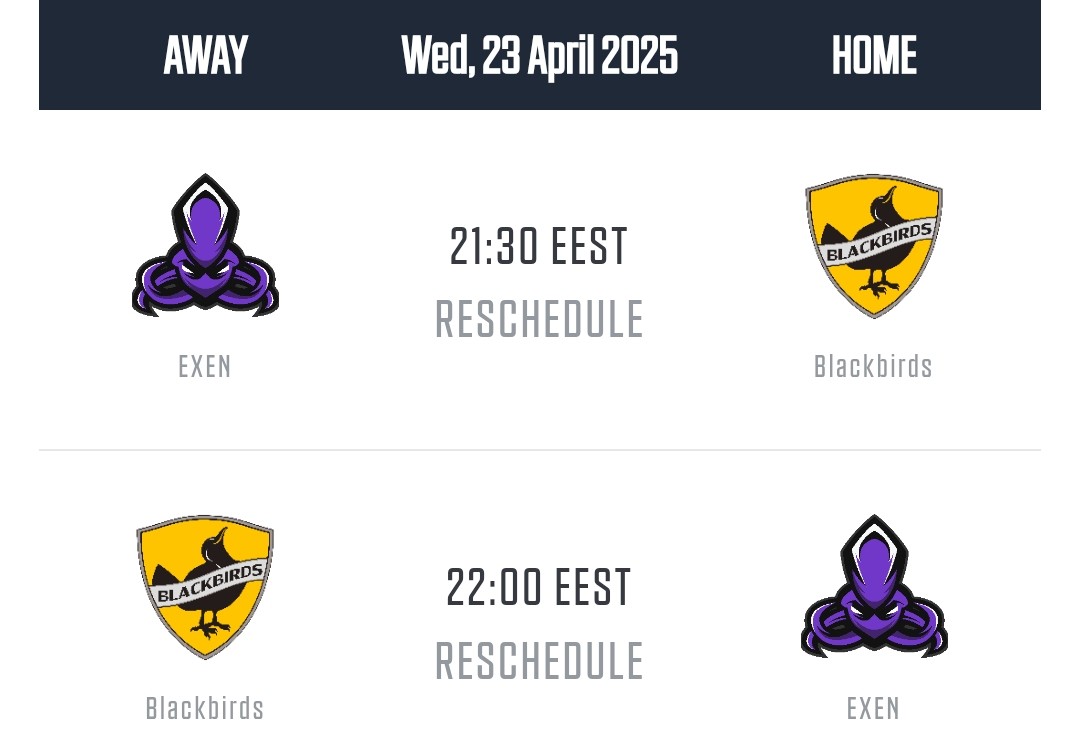 Tätä eilen mietittiin, ja tulos mihin päädyttiin on seuraava:

Tänään pelit jatkuvat kello 21:30

vs <a href="/ExenEsports/">EXEN</a>