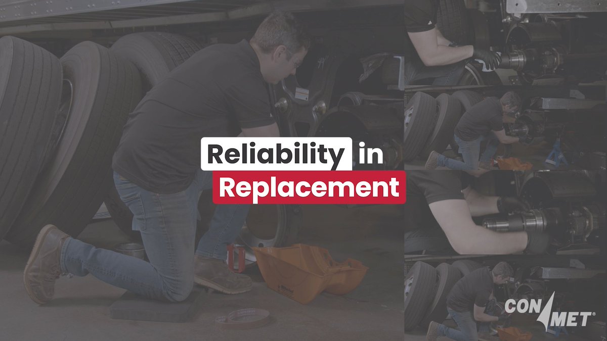 Reliability in Replacement: bit.ly/3Y9RaDP 

Watch and learn how much labor and downtime you can save installing a PreSet Plus hub assembly vs. rebuilding a hub.

#ConMet #HeavyDuty #CommercialVehicles #ReliabilityInReplacement