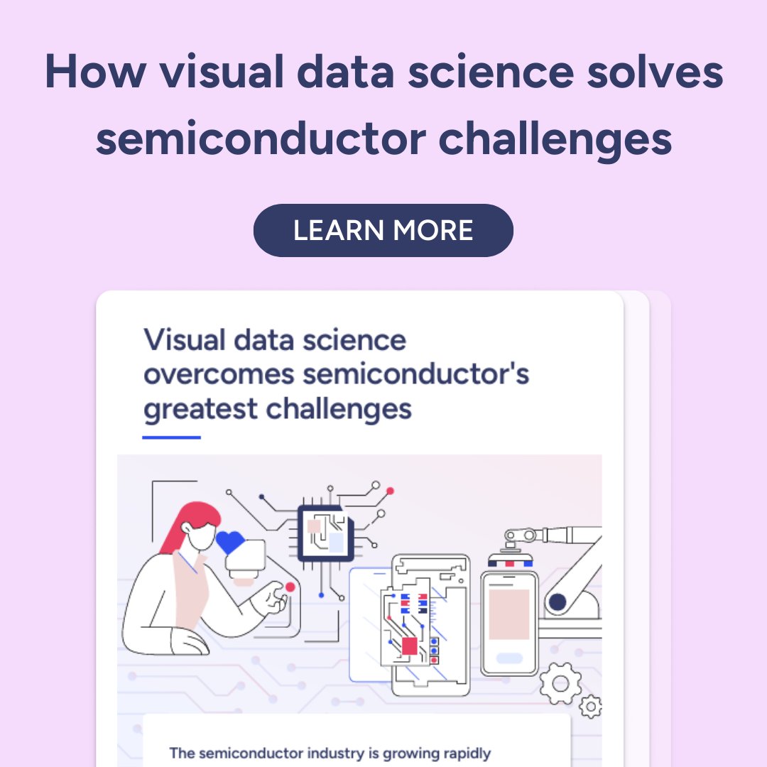 spotfire's tweet image. Discover why #Spotfire is the ultimate solution for #Semiconductors

This infographic details how #VisualDataScience uses:
📈 AI-driven insights for increased data value
💫 Predictive analytics for equipment maintenance
💻 Interactive dashboards for capacity planning

Overcome…