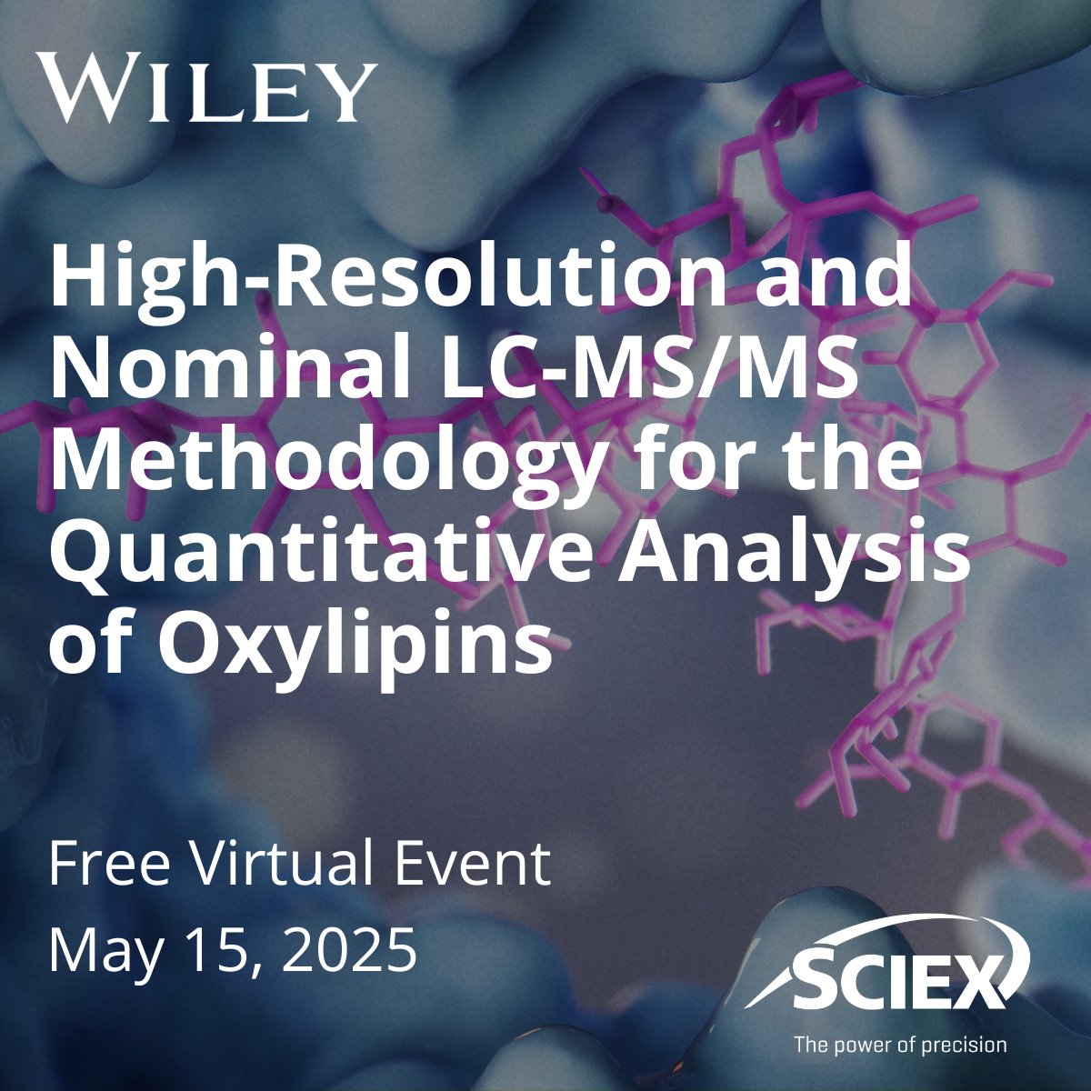 Webinar alert! Discover the latest advancements in high-resolution and nominal LC-MS/MS methodology for the quantitative analysis of oxylipins. 
🔗 Register now bit.ly/42G1ENJ