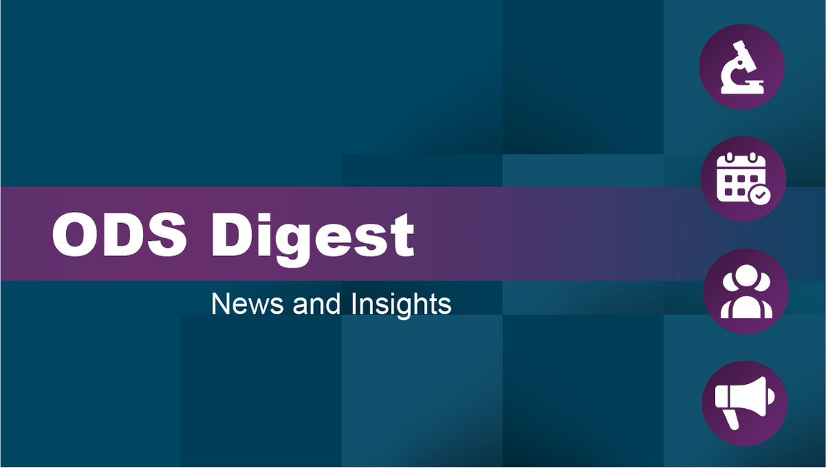 ICYMI: ODS has a new consolidated newsletter, ODS Digest: News &amp; Insights. It includes information on upcoming events, ODS research activities, staff publications, and more. You can sign up here: ods.od.nih.gov/News/ODS_Updat…