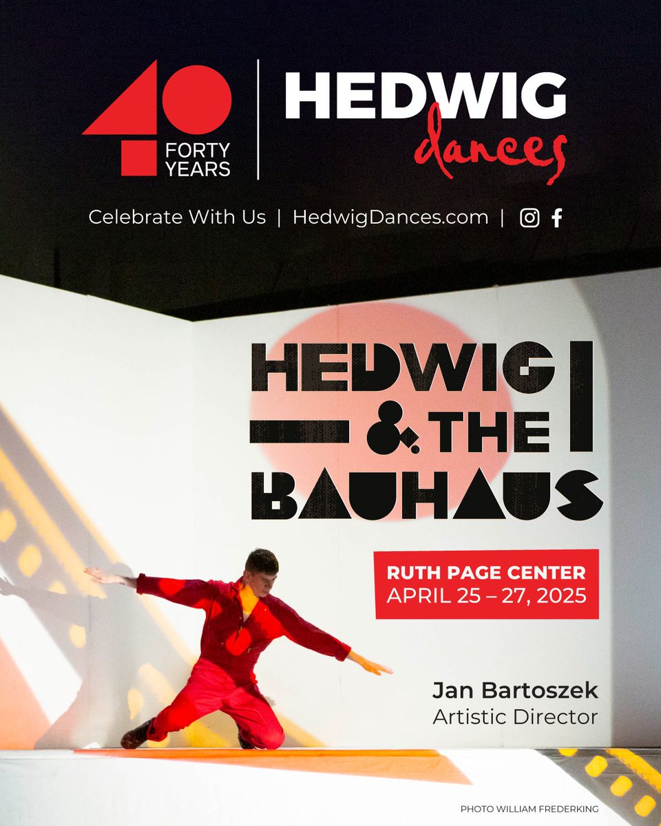 It’s almost time! 

HEDWIG + THE BAUHAUS opens this weekend at the Ruth Page Center!

🗓️ April 25–27
📍 Ruth Page Center for the Arts, Chicago
🎟️ Tickets: eventbrite.com/e/hedwig-the-b…
