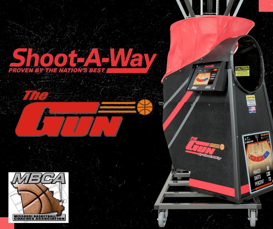 MBCA (@mbcacoaches) on Twitter photo Thank you Shoot-A-Way for your support as an official sponsor of the Missouri Basketball Coaches Association!
<a href="/shootaway/">Shoot-A-Way</a> Thank you Shoot-A-Way for your support as an official sponsor of the Missouri Basketball Coaches Association!
<a href="/shootaway/">Shoot-A-Way</a>