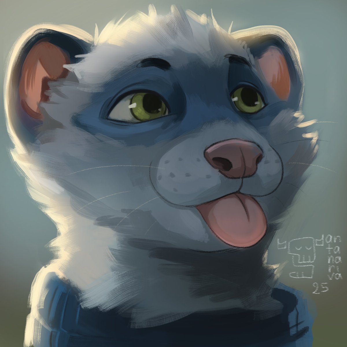 Commission for <a href="/quoll_marten/">Quoll</a> <3 #furryart #commission #marten