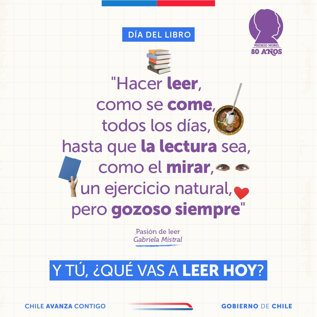 ¡Celebremos el día del libro leyendo! 📖 Sea una novela, un cómic, un ensayo o un poema, de la forma que tú quieras adéntrate en la lectura. 
Porque leer nos permite conocer mundos nuevos, vivir aventuras y conocer más de nuestra propia identidad. 
Cuéntanos ¿Qué vas a leer hoy?