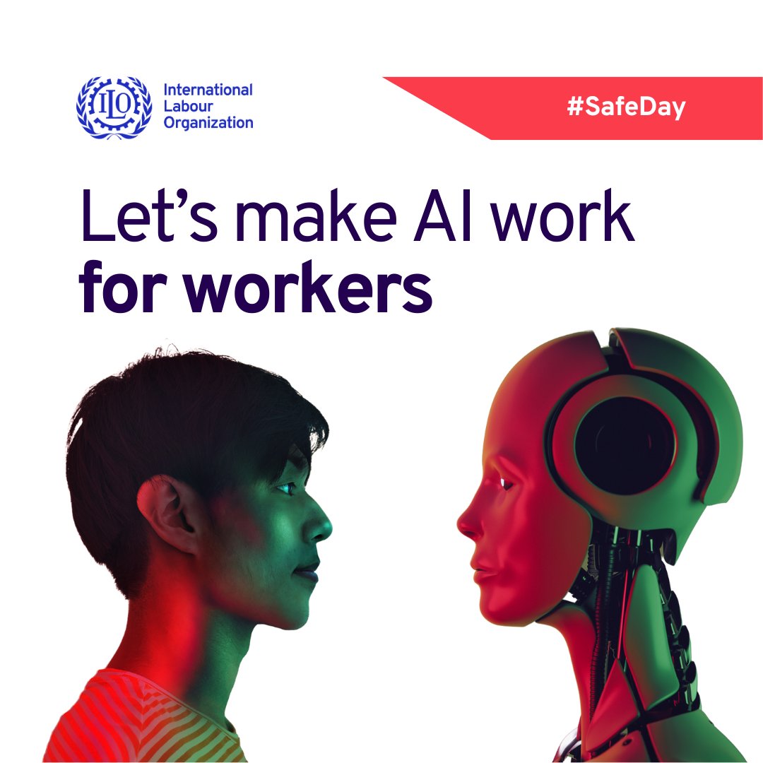 📢 Digitalization is here. Let’s ensure it's safe.

The ILO’s new report sheds light on how digital technologies are reshaping occupational safety and health.

It's time for policies that keep workers protected—no matter of how fast technology evolves.