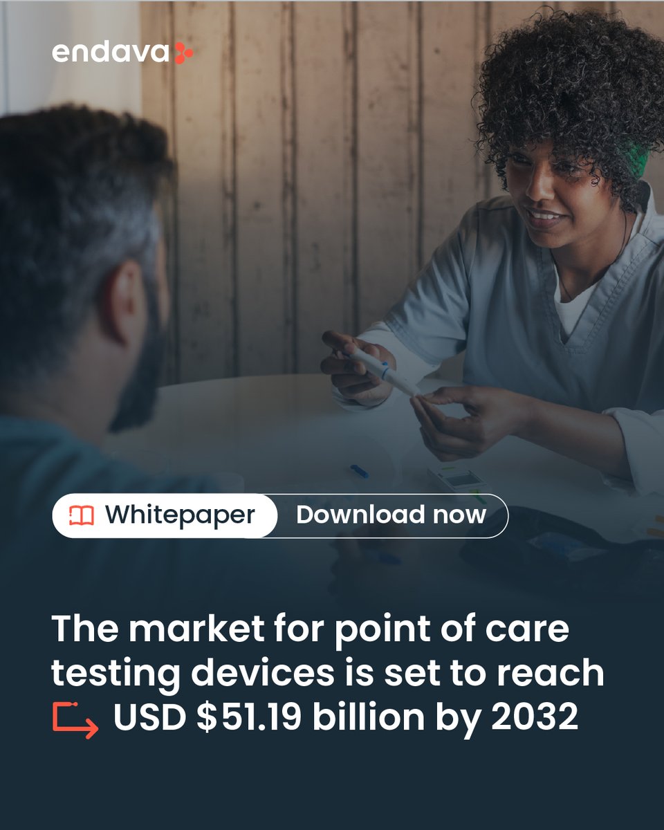 New from Endava! how standardised connectivity at the point of care improves workflows and patient outcomes. 
 
Download the whitepaper: okt.to/6EX7CN 
 
 #HealthTech #DigitalHealth #Interoperability #PointOfCare #HealthcareInnovation
