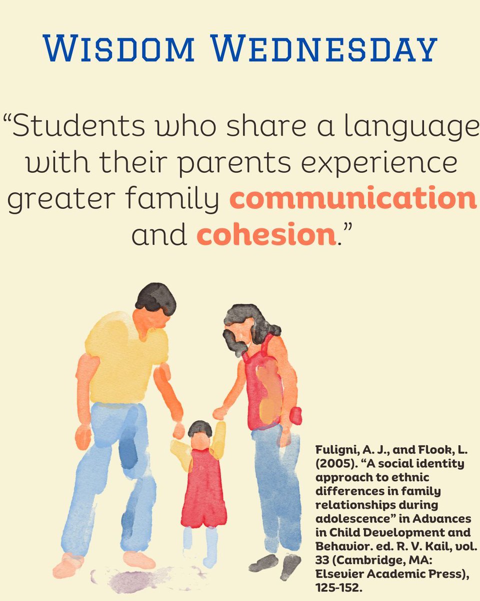🧠✨ Wisdom Wednesday ✨🧠 Sharing a language with your parents builds deeper communication, strengthens bonds, and keeps families close and united. 💬❤️ Language is not just words — it's connection, love, and legacy. #teach #bilingual #learn #education