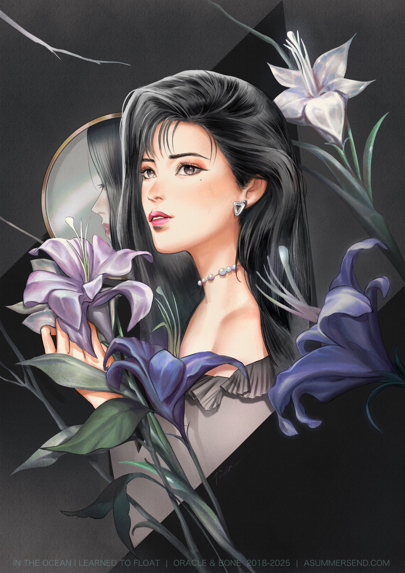 サラ直筆原画「Summer adventures」 サラ直筆原画「Summer