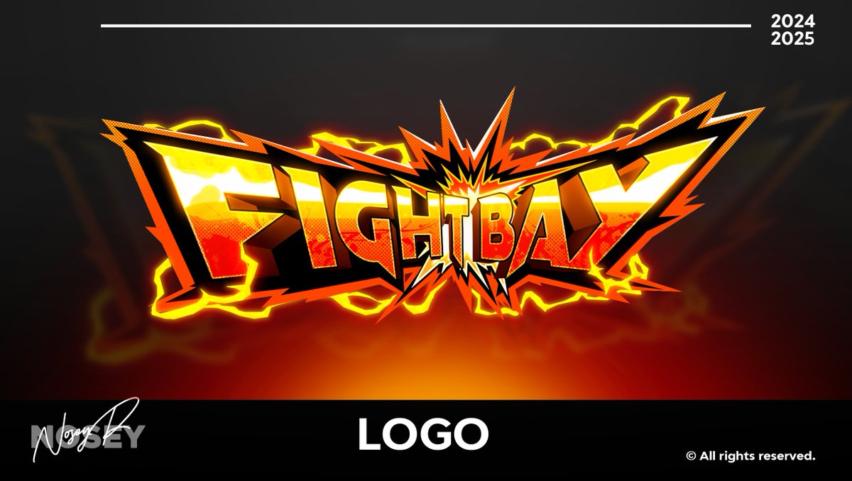 Logo Update: 

 "Fight Bay!" 🔥

Like, retweet and follow!
Thank you!

Send me a DM for those who are interested! 📩

#ROBLOX #robloxart #RobloxGFX #RobloxDev #Logodesigner